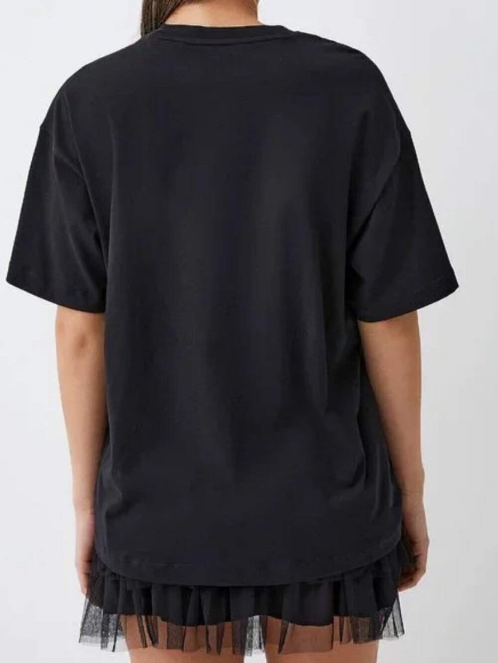 Corset Print 100% Cotton Oversized T-Shirt - Picture 2 of 3